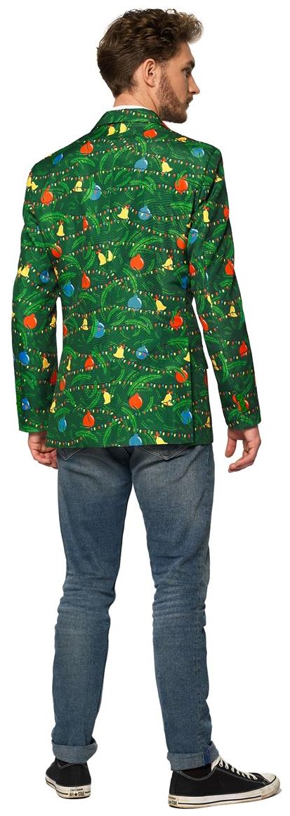 Light Up Suitmeister Men's Christmas Tree Blazer for Holiday Parties Celebrations and Festive Events