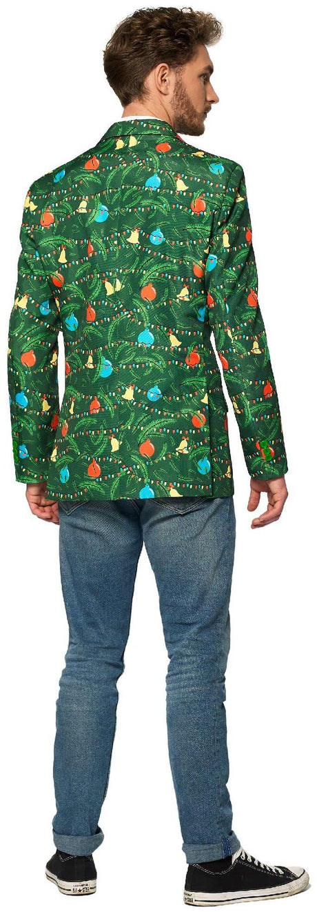 Suitmeister Men's Blazers Christmas Green Tree - Light Up