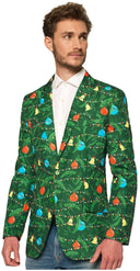 Suitmeister Men's Blazers Christmas Green Tree - Light Up