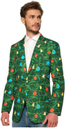 Suitmeister Men's Blazers Christmas Green Tree - Light Up