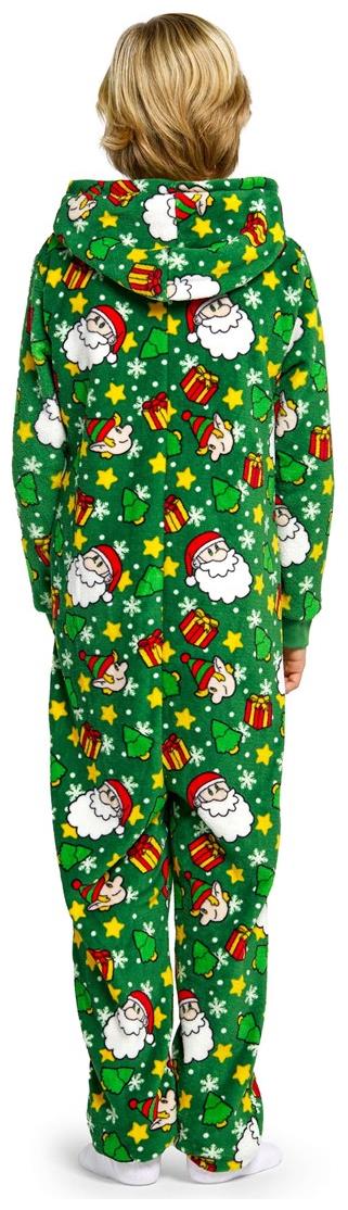 Cozy Suitmeister Kids' Santa Elves Onesie for Holiday Fun and Christmas Events