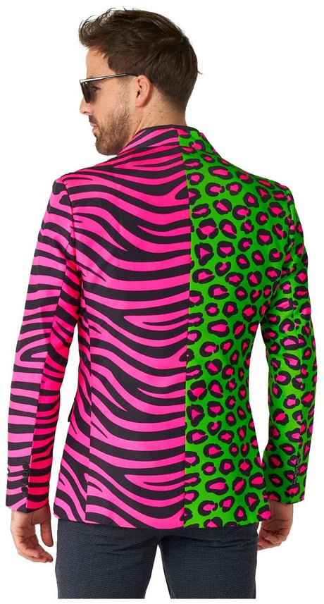 Suitmeister Men's Blazers Party Animal Neon
