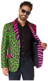 Suitmeister Men's Blazers Party Animal Neon