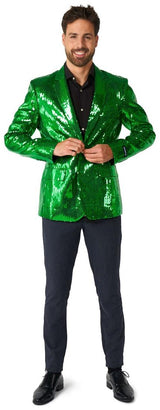 Suitmeister Men's Blazers Sequins Green
