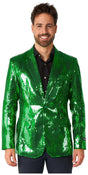 Suitmeister Men's Blazers Sequins Green