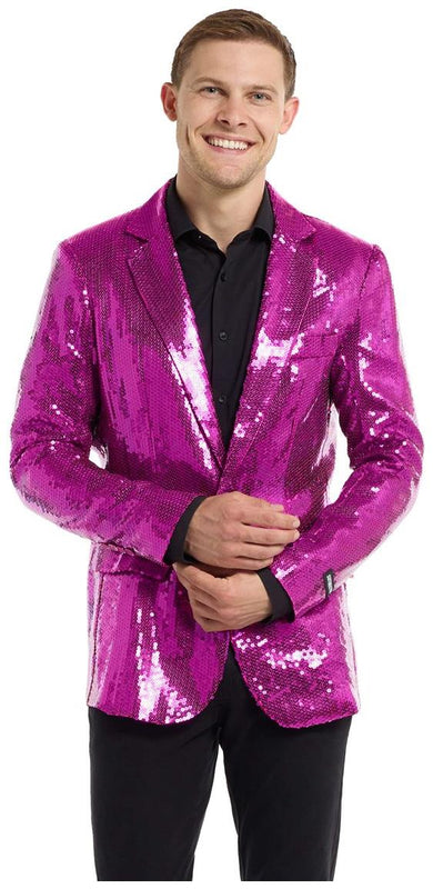 Suitmeister Men's Blazers Sequins Pink