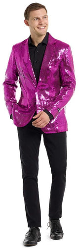 Suitmeister Men's Blazers Sequins Pink