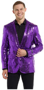 Suitmeister Men's Blazers Sequins Purple