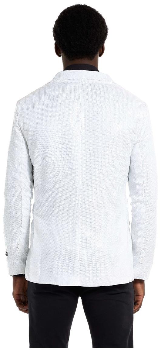 Suitmeister Men's Blazers Sequins White