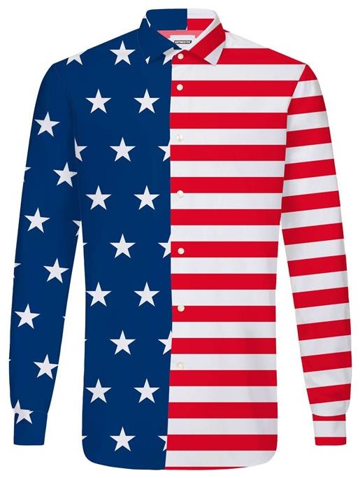 Suitmeister Men's Shirts USA Flag