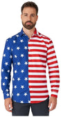 Suitmeister Men's Shirts USA Flag