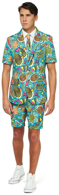 Suitmeister Men's Summer Suits SUMMER Retro Blue 90's Icons