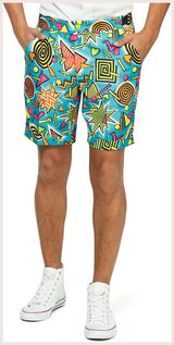 Retro Blue 90's Suit for Summer Events Parties and Nostalgic Dress Up