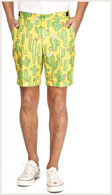 Suitmeister Men's Summer Suits SUMMER Sunny Yellow Cactus