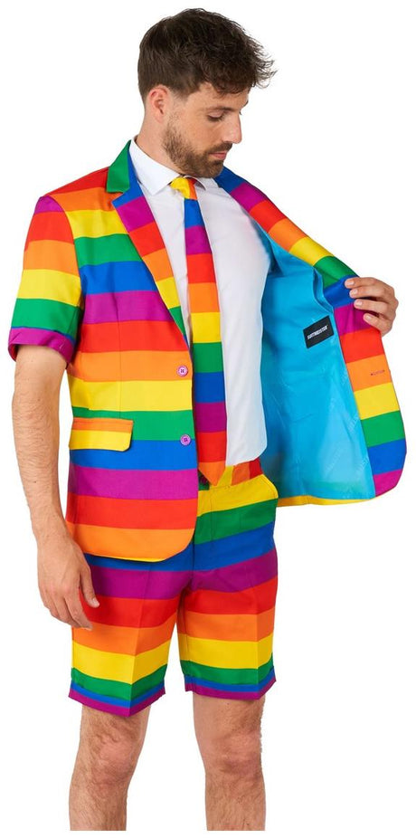 Suitmeister Men's Summer Suits SUMMER Rainbow