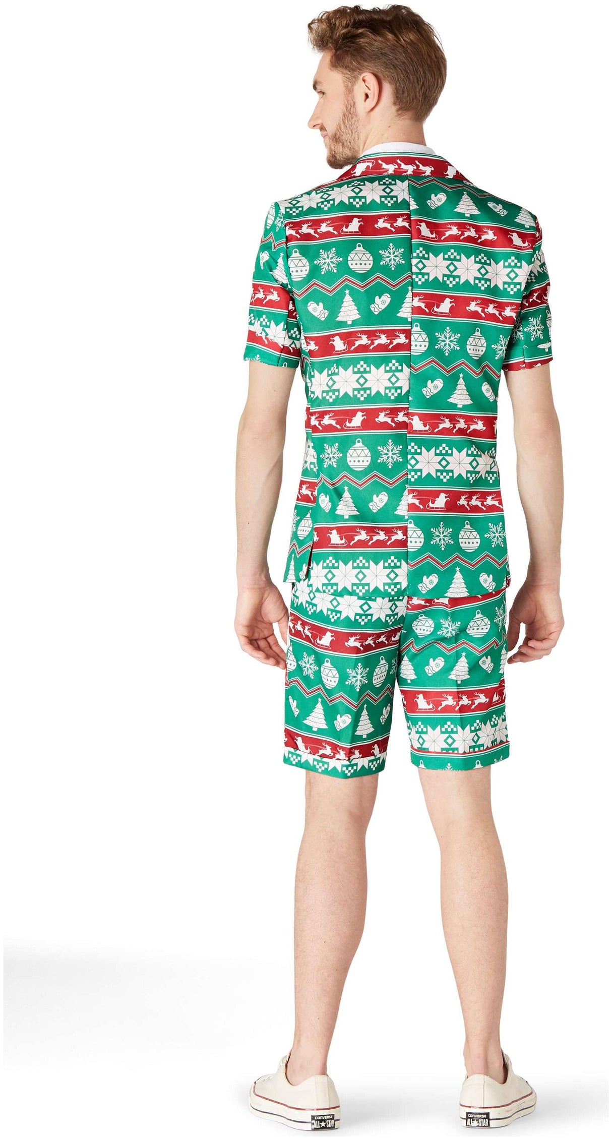 Suitmeister Men's Summer Suits SUMMER Christmas Green Nordic