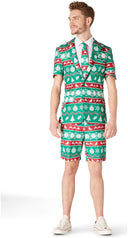Suitmeister Men's Summer Suits SUMMER Christmas Green Nordic