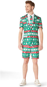 Suitmeister Men's Summer Suits SUMMER Christmas Green Nordic