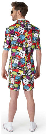 Suitmeister Men's Summer Suits SUMMER Casino Icons