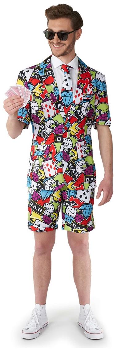 Suitmeister Men's Summer Suits SUMMER Casino Icons