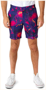 Suitmeister Men's Summer Suits SUMMER Retro Neon Navy