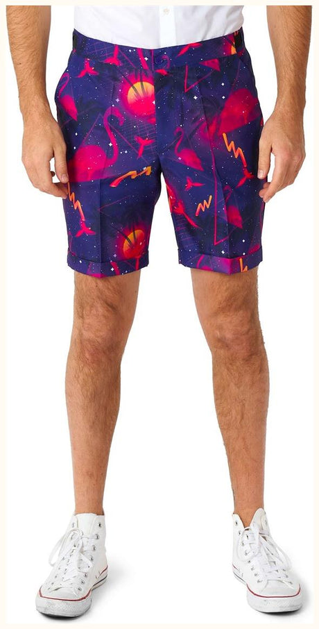 Suitmeister Men's Summer Suits SUMMER Retro Neon Navy