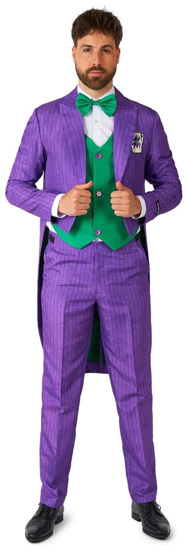 Suitmeister JokerT Tailcoat Suit Purple for Halloween Cosplay Parties and Superhero Events