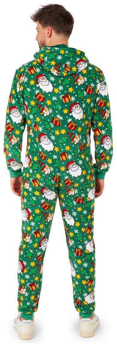 Cozy Suitmeister Santa Elves Green Onesie for Holiday Parties and Festive Celebrations