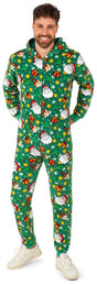 Suitmeister Men's Onesies Santa Elves Green