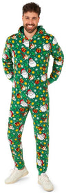 Suitmeister Men's Onesies Santa Elves Green