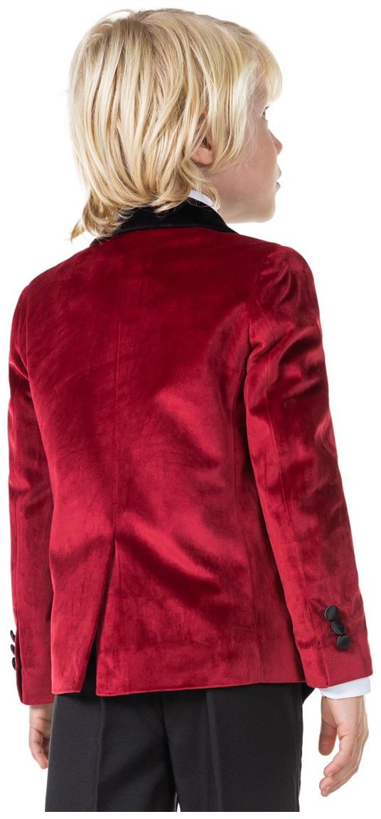 OppoSuits Deluxe Boys' Blazers BOYS Dinner Jacket - Burgundy