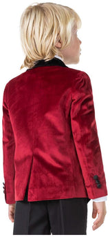 OppoSuits Deluxe Boys' Blazers BOYS Dinner Jacket - Burgundy