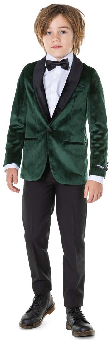OppoSuits Deluxe Boys' Blazers BOYS Dinner Jacket - Rich Green