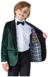OppoSuits Deluxe Boys' Blazers BOYS Dinner Jacket - Rich Green