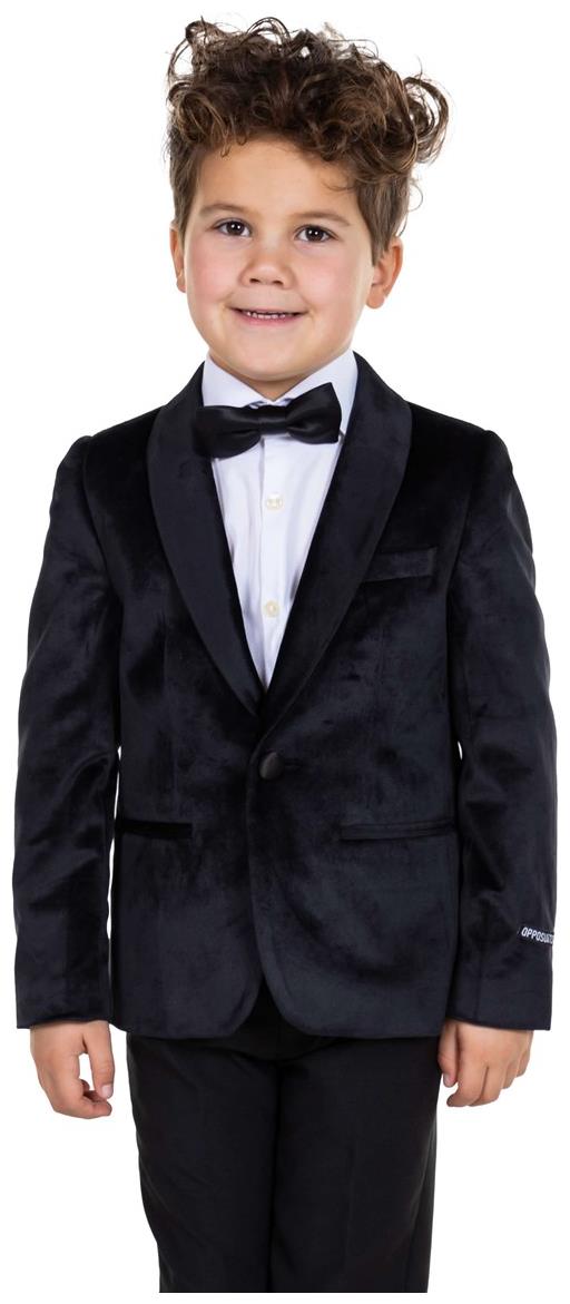 OppoSuits Deluxe Black Dinner Jacket for Kids Formal Events and Special Celebrations