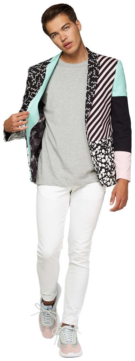 OppoSuits Deluxe Men's Blazers Retro for 80s Theme Parties and Costume Events