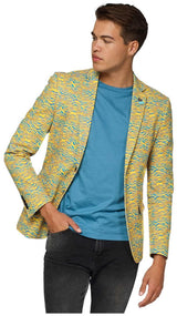OppoSuits Deluxe 80's Animal Blazer for Retro Parties Fashion Events and Playful Celebrations