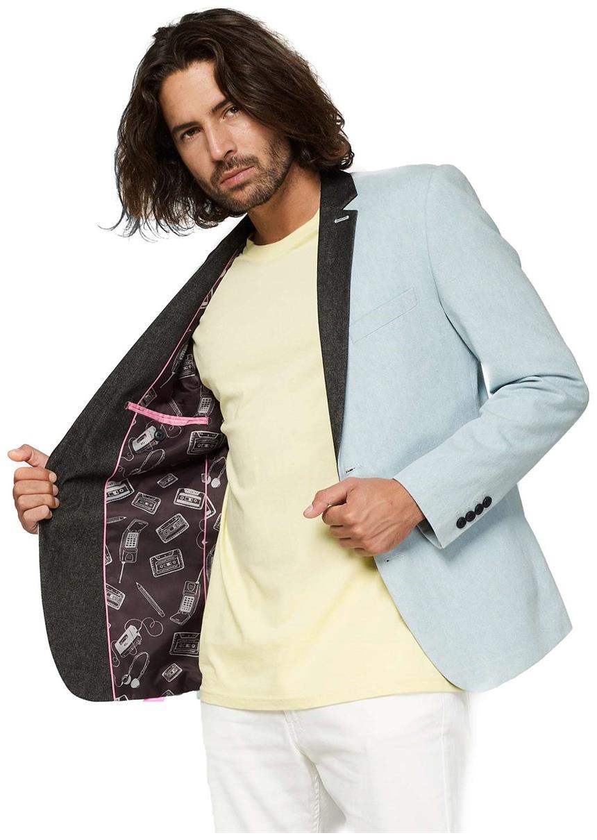 OppoSuits Deluxe Men's Blazer Retro Style for Parties Events and Vintage Costume Themes