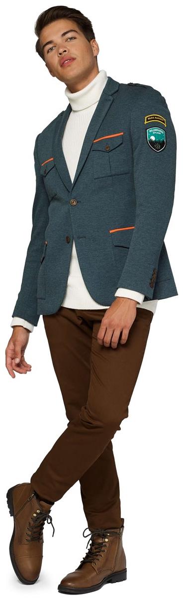 OppoSuits Deluxe Men's Blazers Uniform - Park Ranger - Forest Green