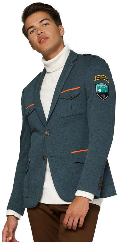 OppoSuits Deluxe Men's Blazers Uniform - Park Ranger - Forest Green