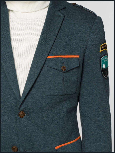 OppoSuits Deluxe Men's Blazers Uniform - Park Ranger - Forest Green