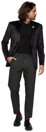 OppoSuits Deluxe Men's Blazers Outer Space - Constellations - Black