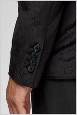 OppoSuits Deluxe Men's Blazers Outer Space - Constellations - Black