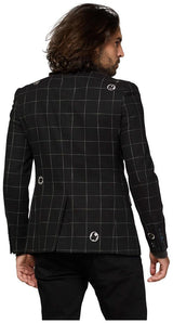 OppoSuits Deluxe Men's Blazers Outer Space - Galaxy Map - Black