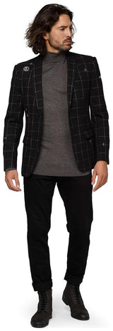 OppoSuits Deluxe Men's Blazers Outer Space - Galaxy Map - Black