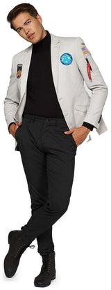 OppoSuits Deluxe Astronaut Blazer for Halloween Cosplay Parties and Themed Events