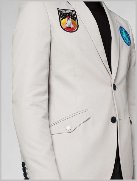 OppoSuits Deluxe Astronaut Blazer for Halloween Cosplay Parties and Themed Events