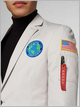 OppoSuits Deluxe Astronaut Blazer for Halloween Cosplay Parties and Themed Events
