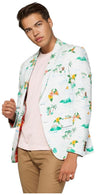 OppoSuits Deluxe Men's Blazers Tropical - Hawaiian - Aloha Blue