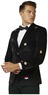 OppoSuits Deluxe Men's Christmas Blazer for Holiday Parties Festive Events and Seasonal Celebrations